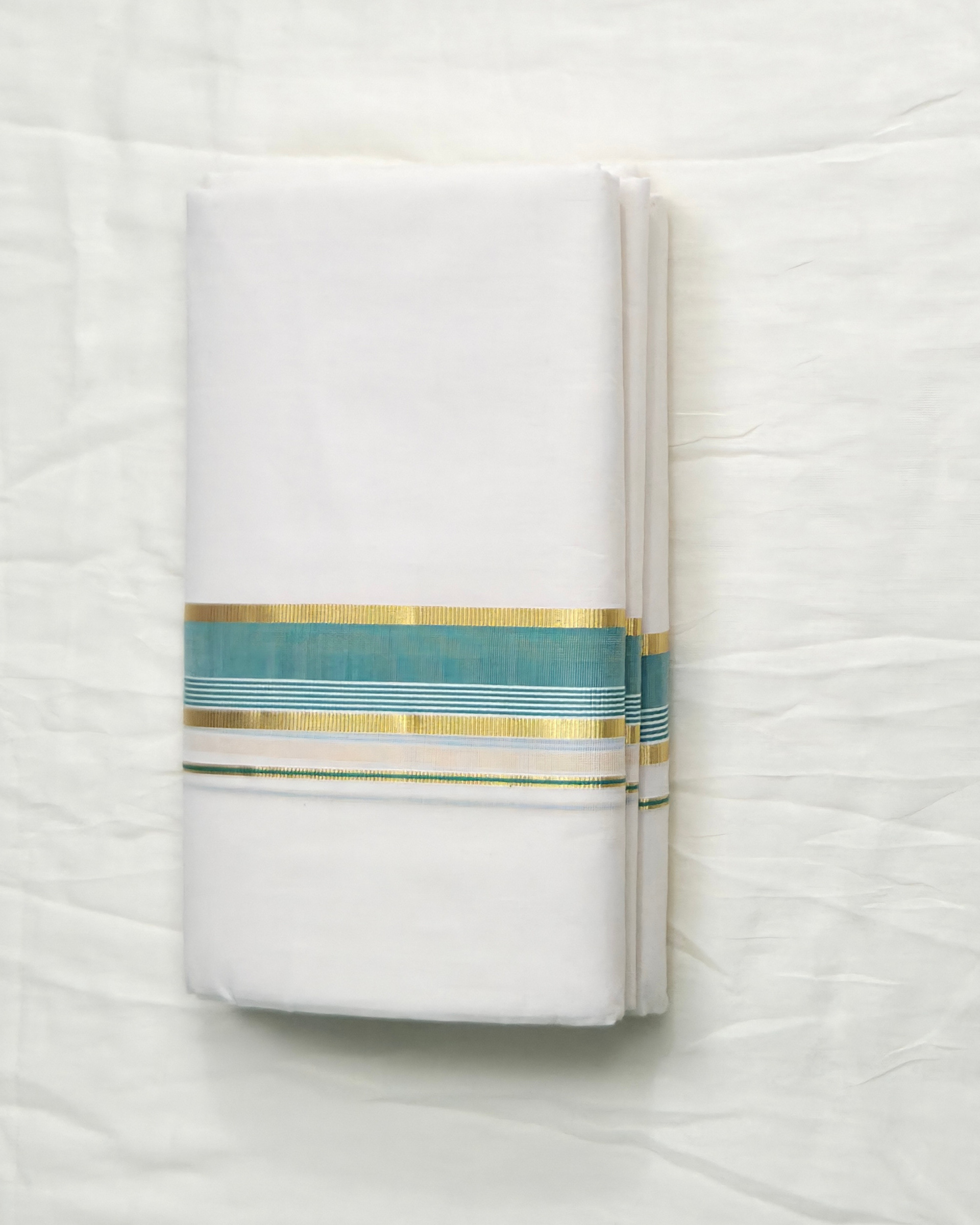 Balaramapuram Kaithari- 100% Organic Cotton Double Mundu