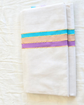 Balaramapuram Kaithari - 100% Organic Cotton Kasavu Saree