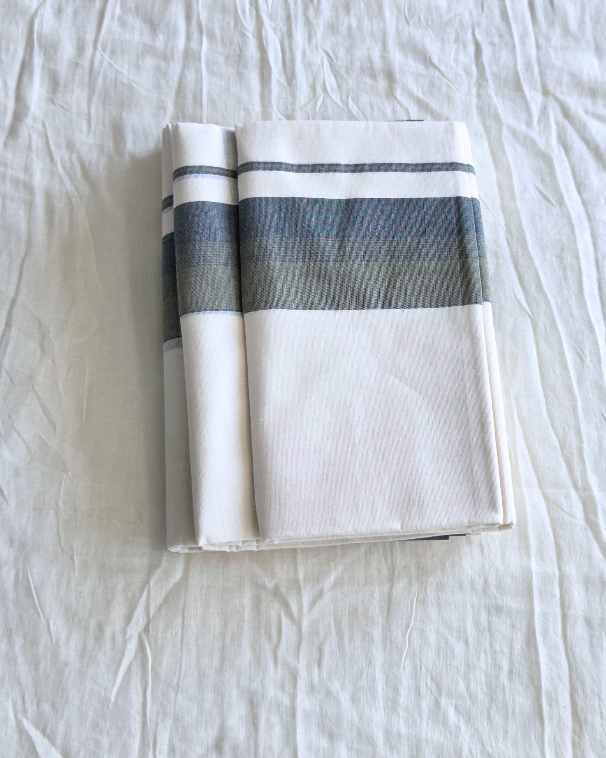 Balaramapuram Kaithari - 100% Organic Cotton Set Mundu