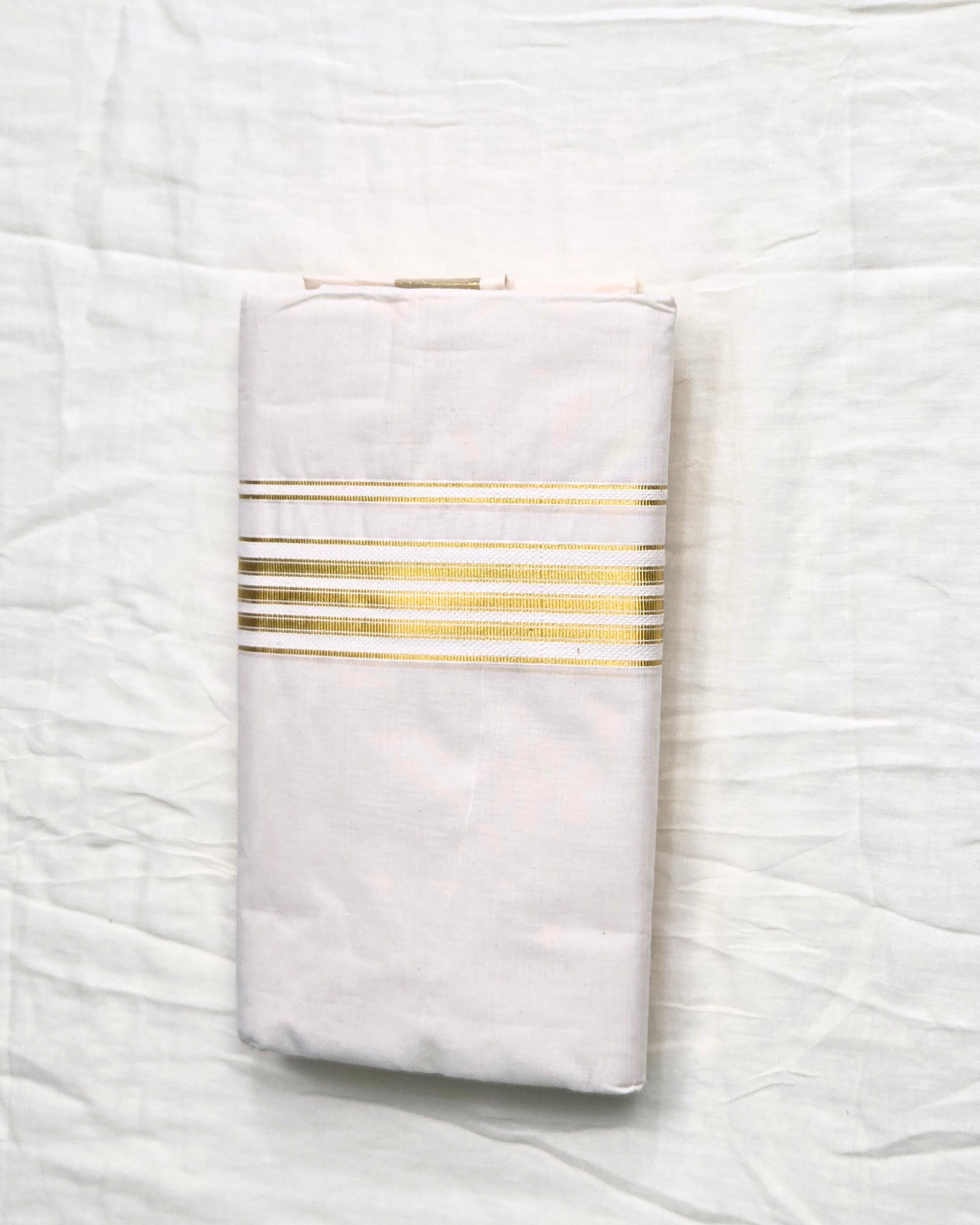 Balaramapuram Kaithari-100% Organic Cotton Double Mundu