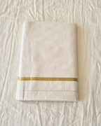 Balaramapuram Kaithari - 100% Organic Cotton Kasavu Saree