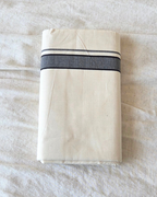 Slate Grey Kaithari Double Mundu — Handwoven Kerala