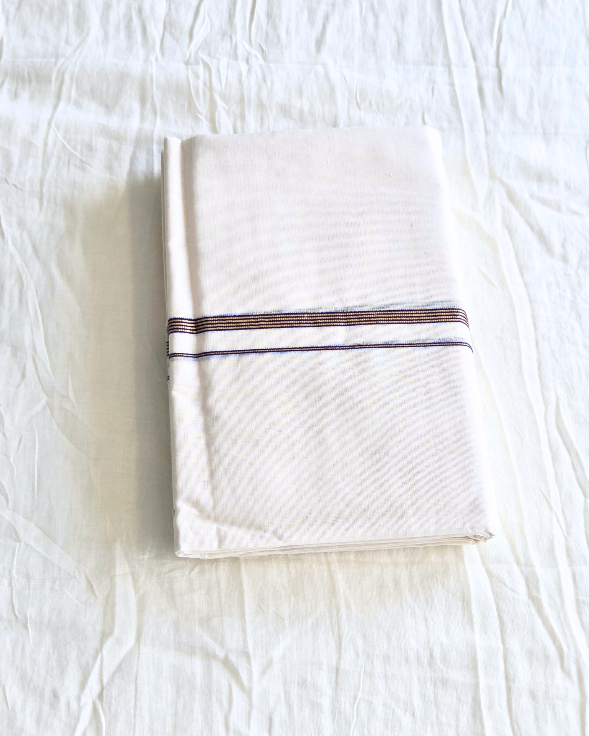 Balaramapuram Kaithari - 100% Organic Cotton Set Mundu