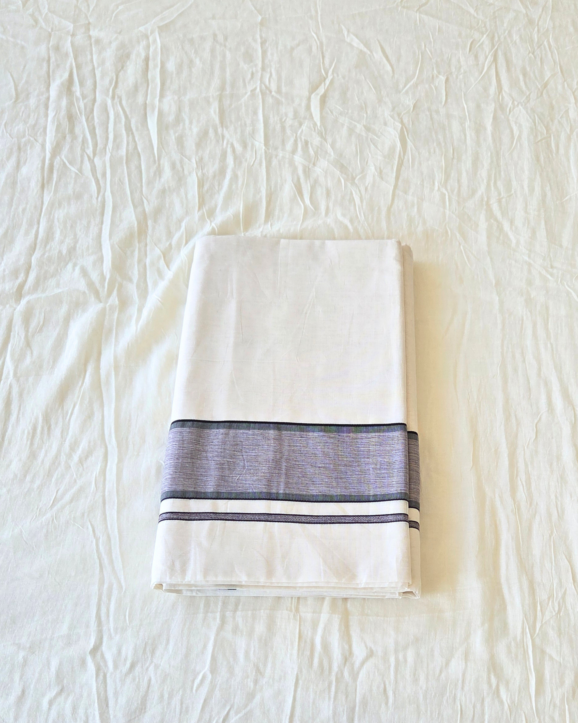 Balaramapuram Kaithari - 100% Organic Cotton Set Saree