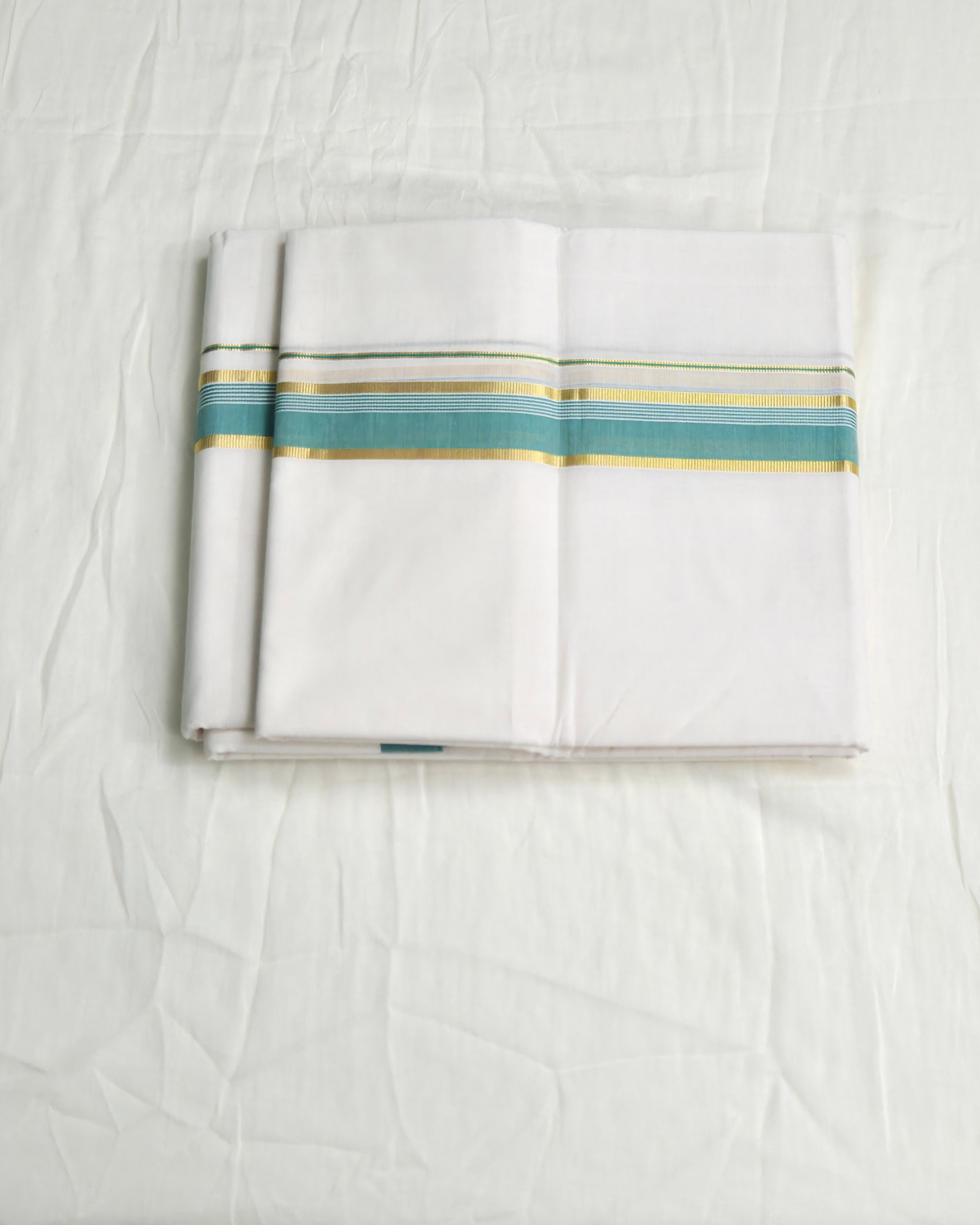 Balaramapuram Kaithari- 100% Organic Cotton Double Mundu