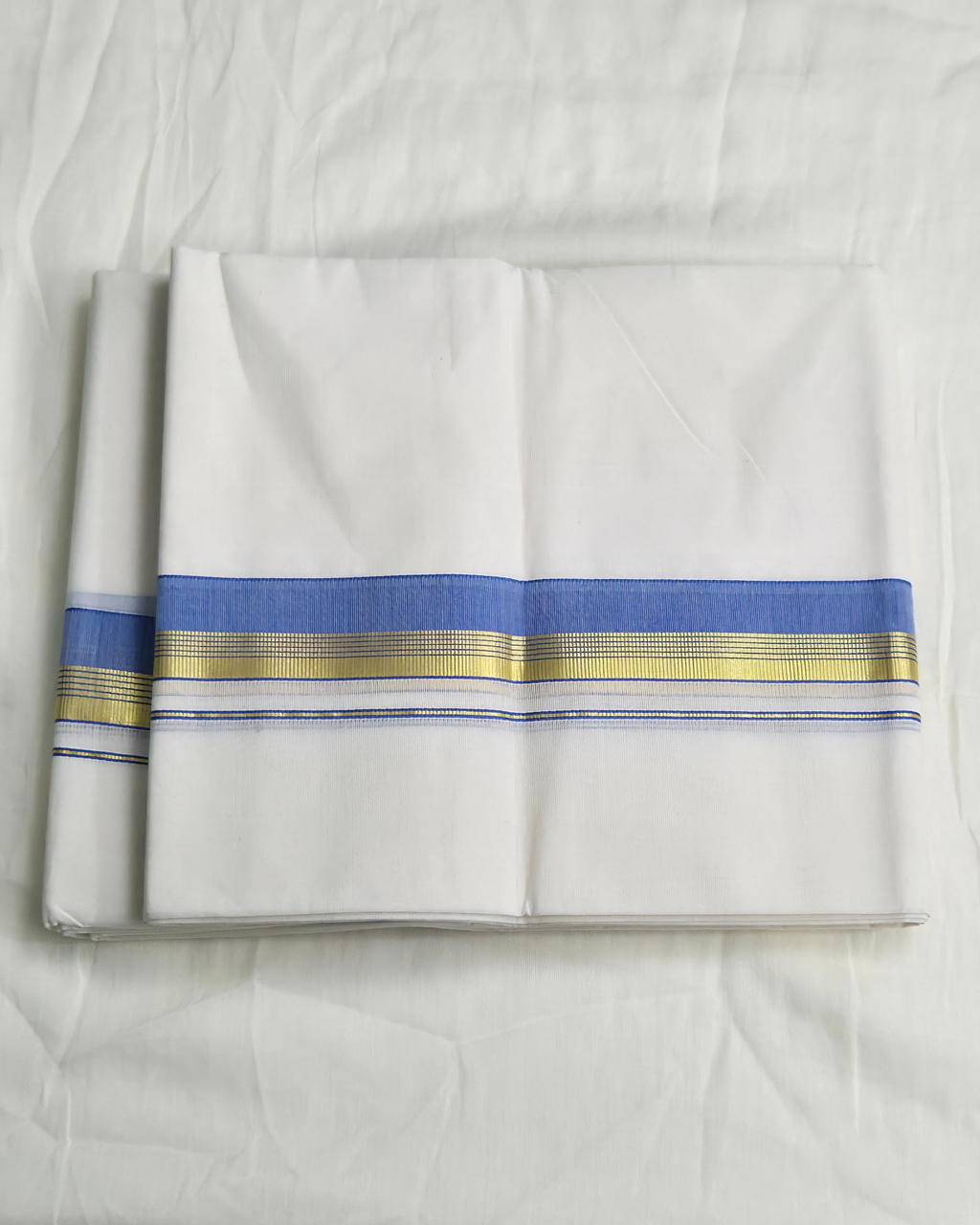 Balaramapuram Kaithari- 100% Organic Cotton Double Mundu