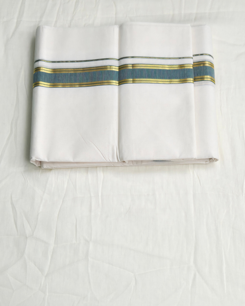 Balaramapuram Kaithari -100% Organic Cotton Double Mundu