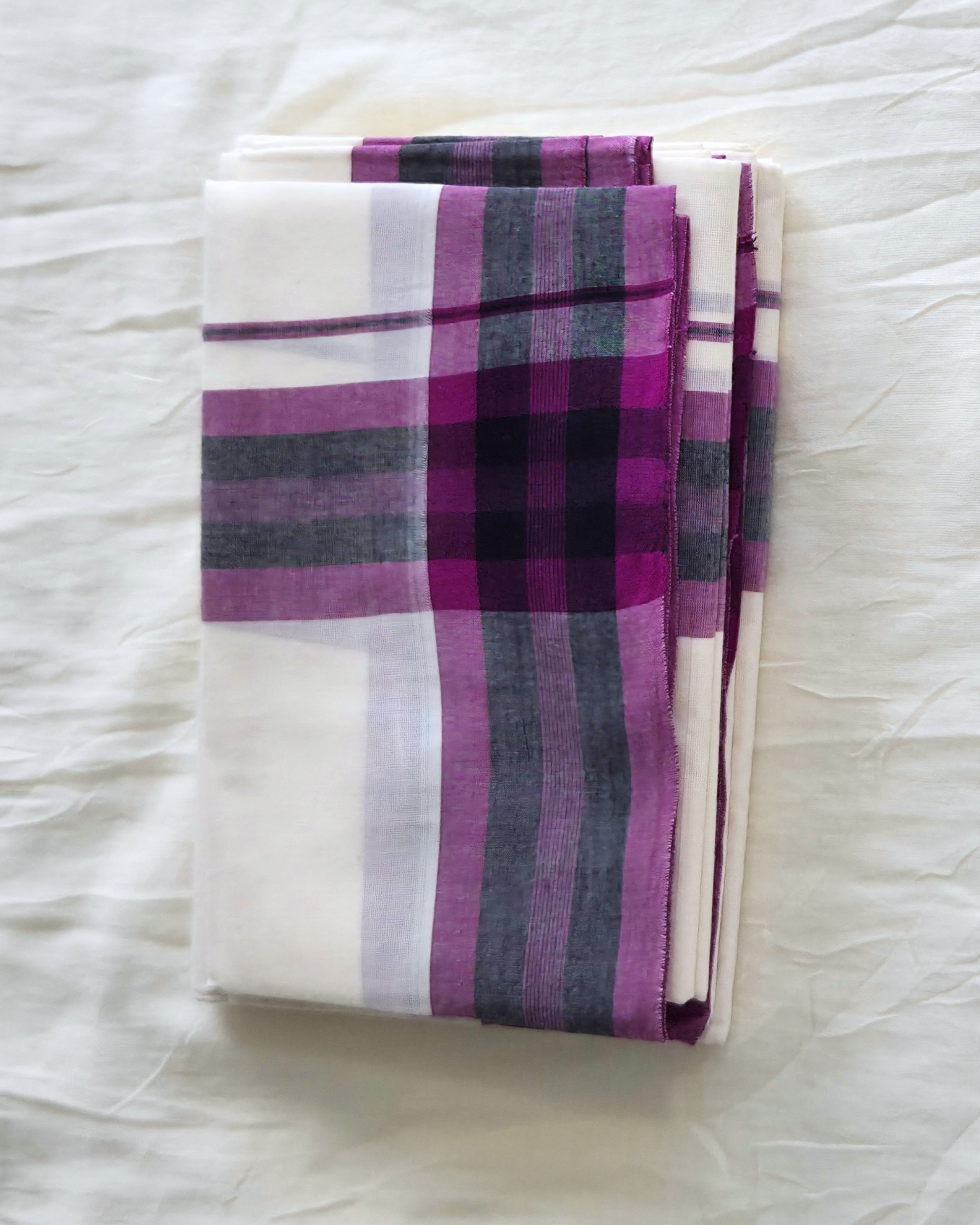 Balaramapuram Kaithari - 100% Organic Cotton Set Mundu