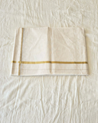 Balaramapuram Kaithari - 100% Organic Cotton Kasavu Saree