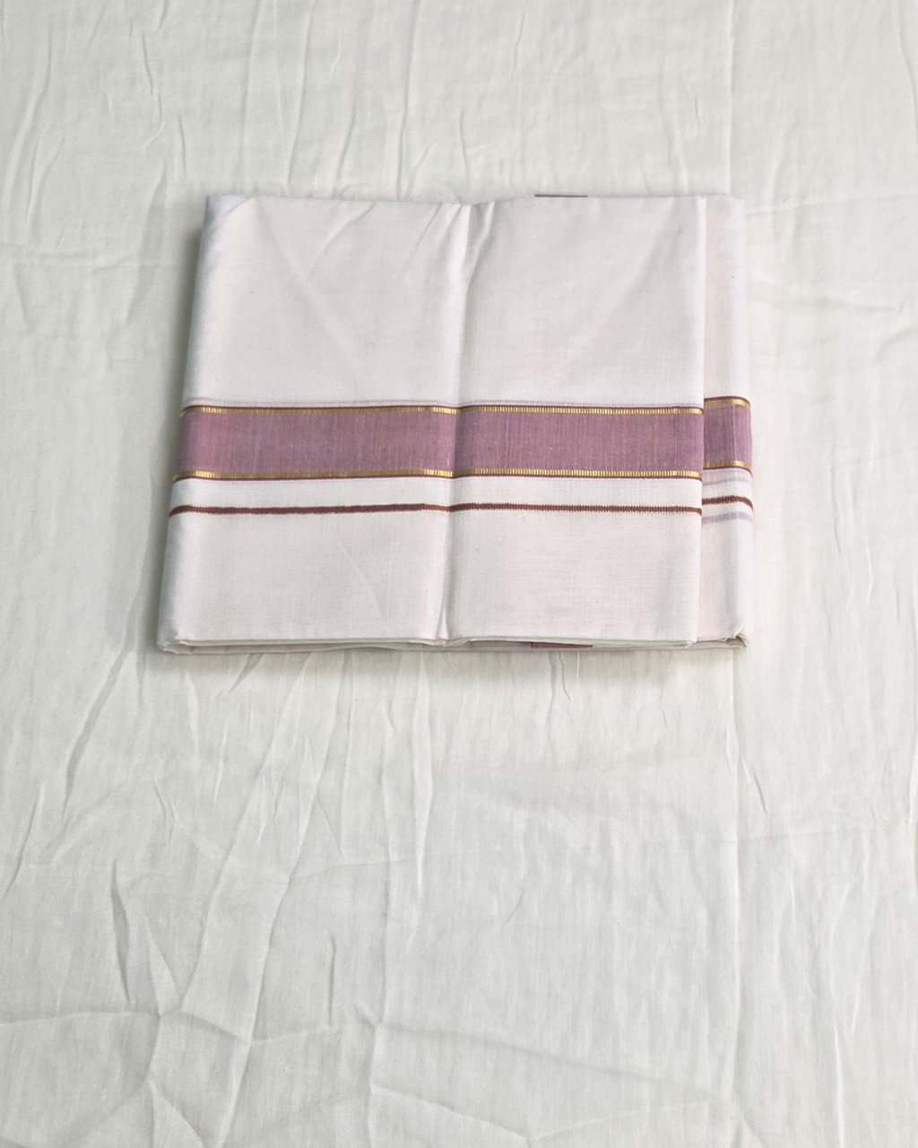 Balaramapuram Kaithari-100% Organic Cotton Double Mundu