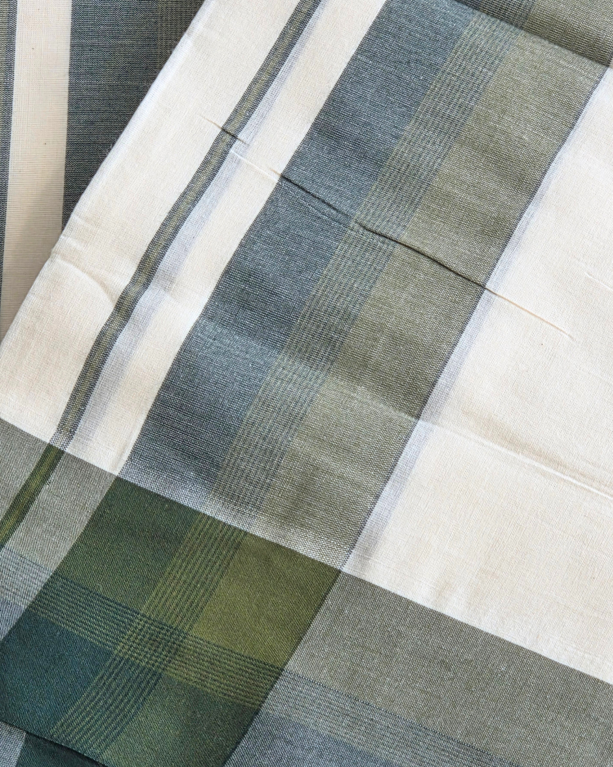 Balaramapuram Kaithari - 100% Organic Cotton Set Mundu