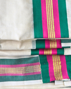 Balaramapuram Kaithari - 100% Organic Cotton Set Mundu