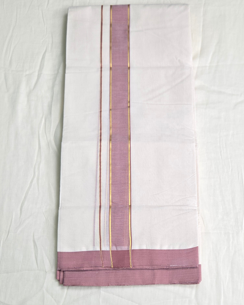 Balaramapuram Kaithari-100% Organic Cotton Double Mundu
