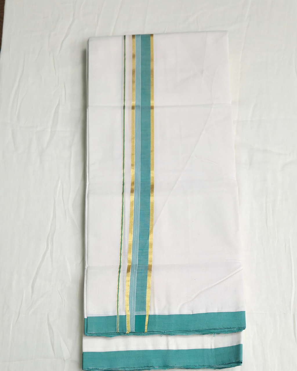 Balaramapuram Kaithari- 100% Organic Cotton Double Mundu