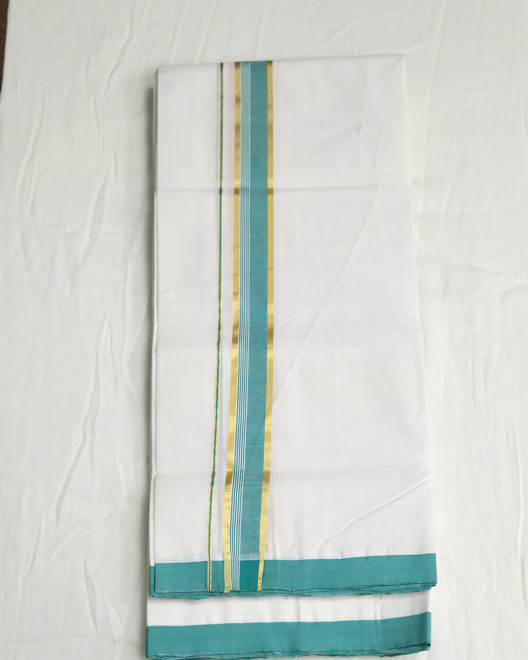 Balaramapuram Kaithari- 100% Organic Cotton Double Mundu