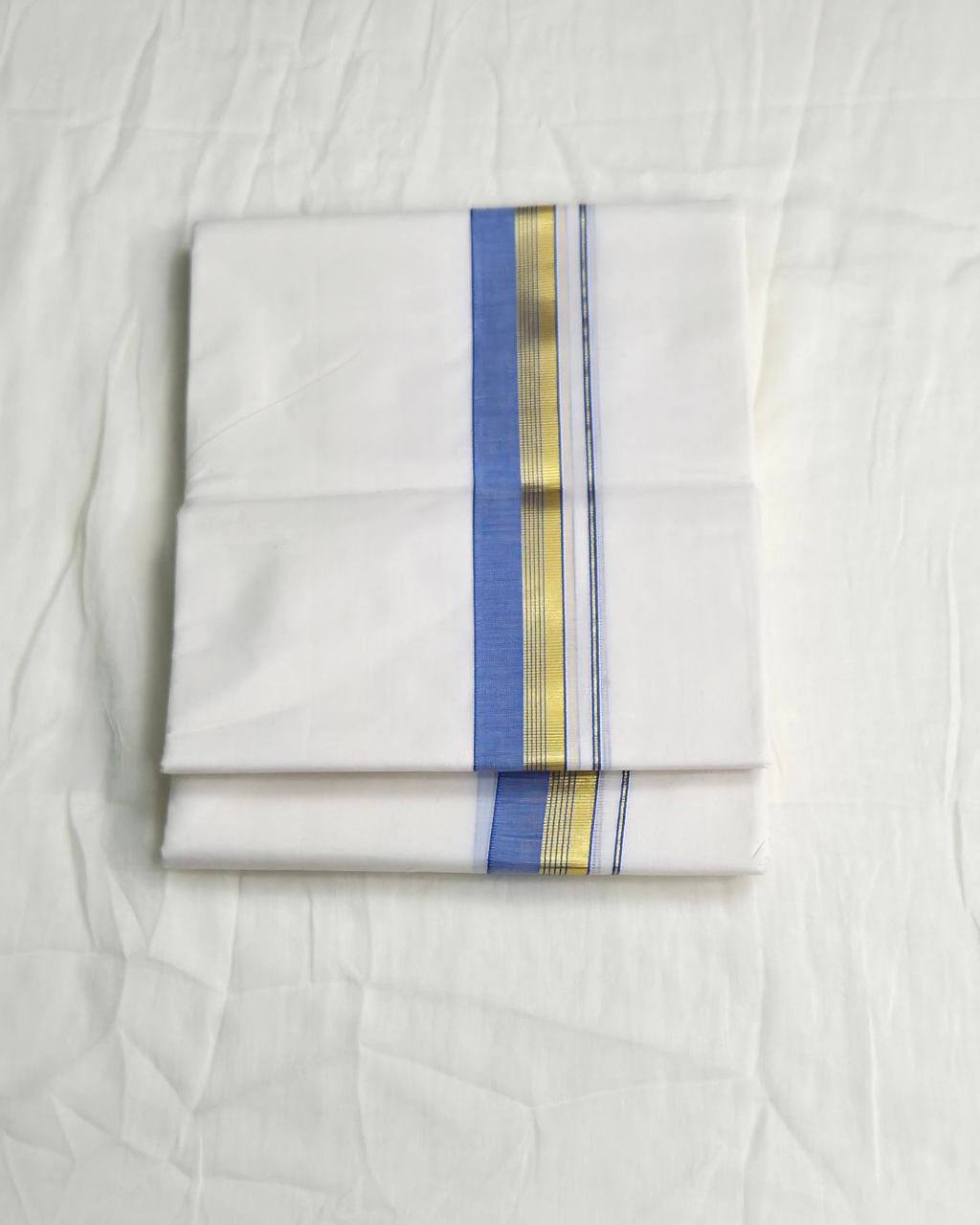 Balaramapuram Kaithari- 100% Organic Cotton Double Mundu