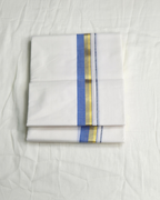 Balaramapuram Kaithari- 100% Organic Cotton Double Mundu