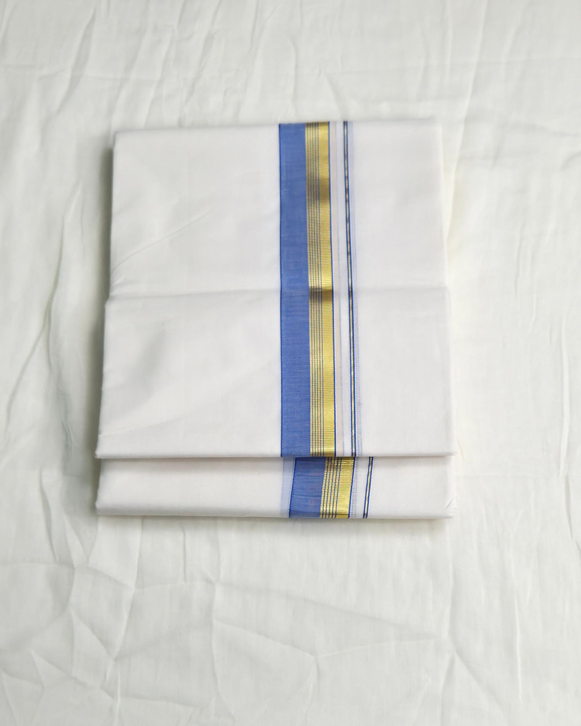 Balaramapuram Kaithari- 100% Organic Cotton Double Mundu