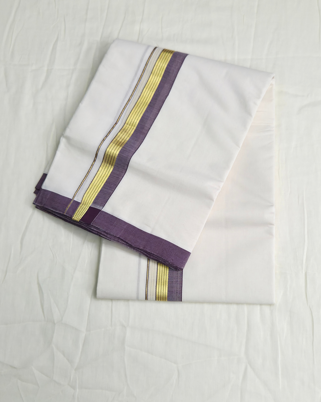 Balaramapuram Kaithari-100% Organic Cotton Double Mundu