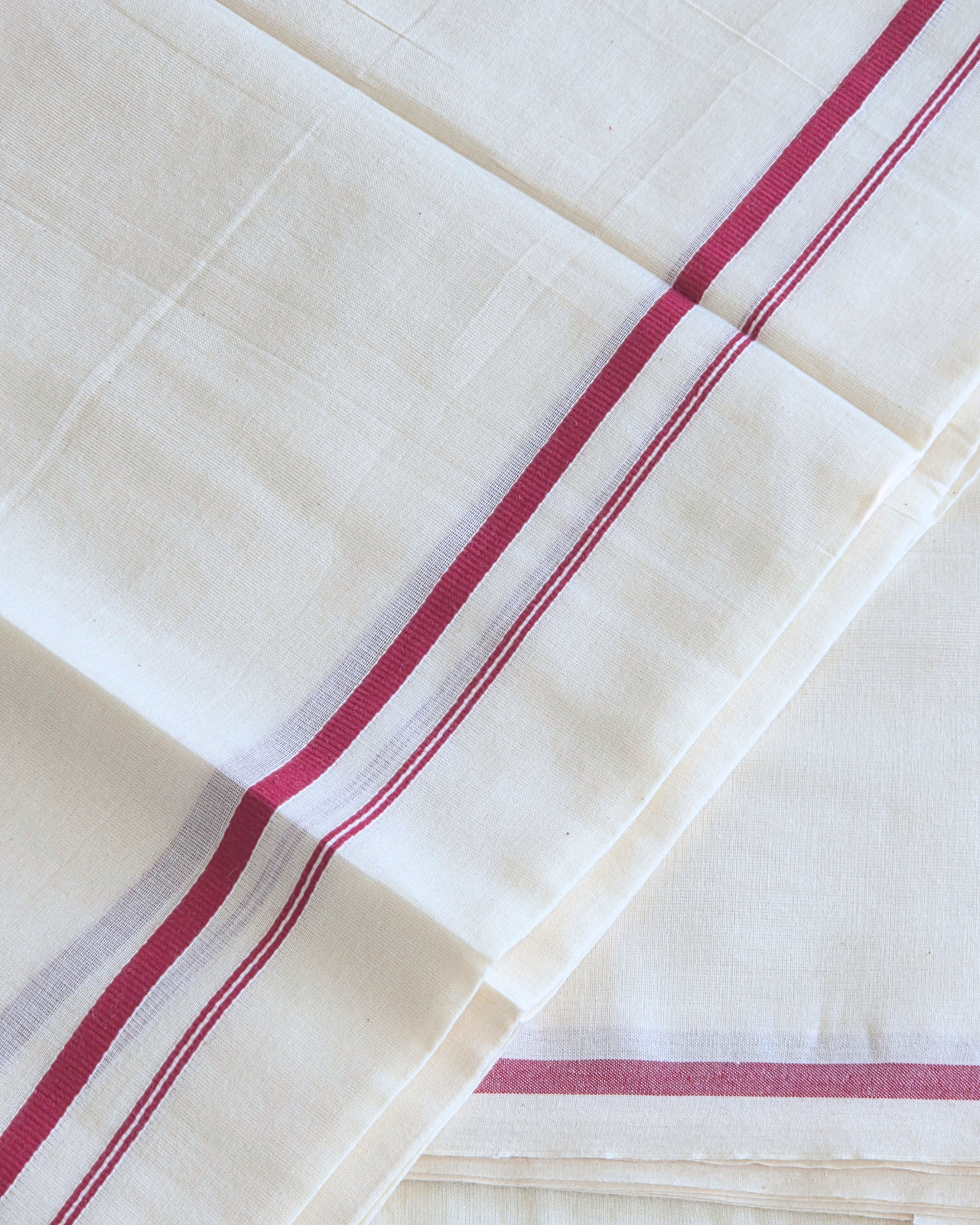 Balaramapuram Kaithari - 100% Organic Cotton Set Mundu
