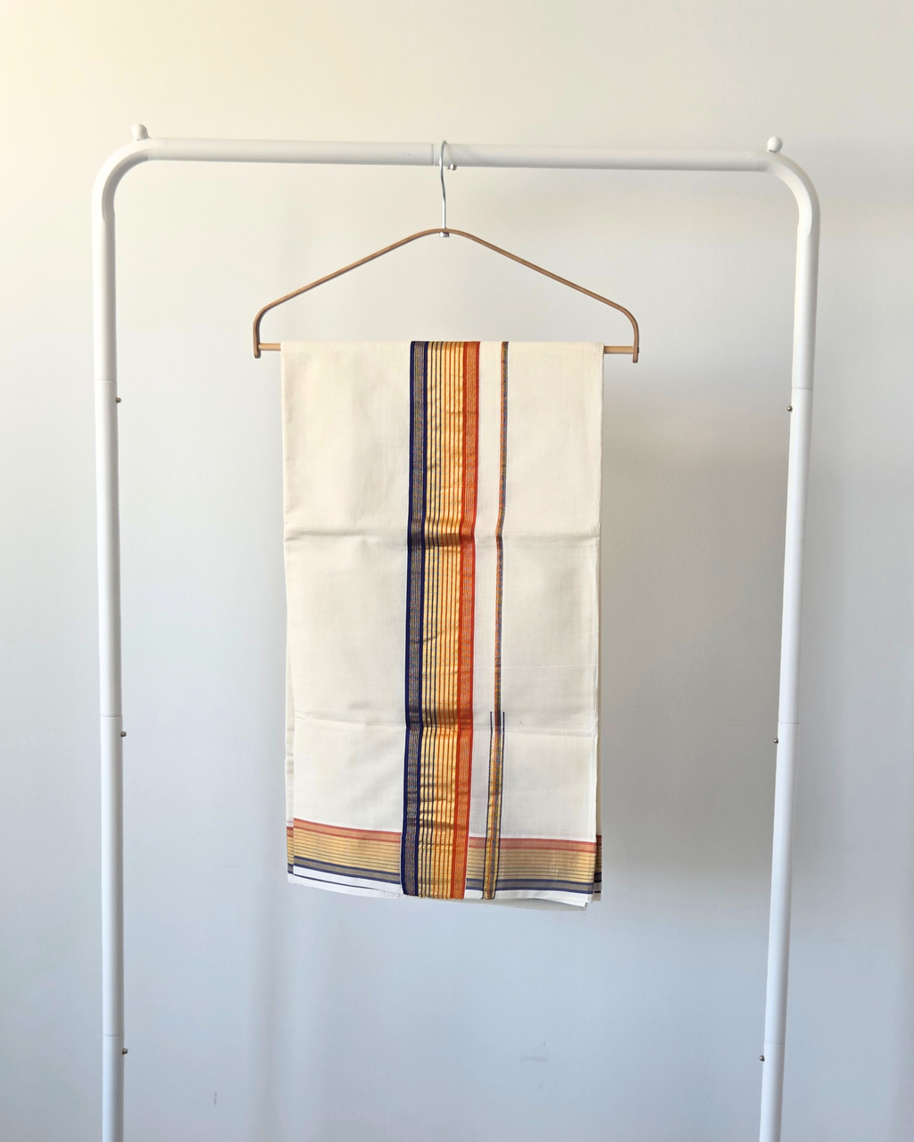 Balaramapuram Kaithari - 100% Organic Cotton Kasavu Saree