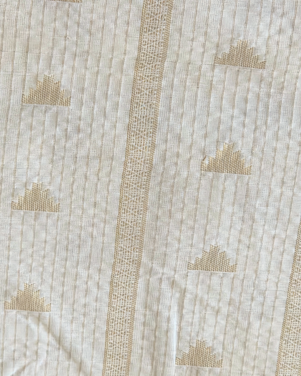 Balaramapuram Kaithari - 100% Organic Cotton Kasavu Saree