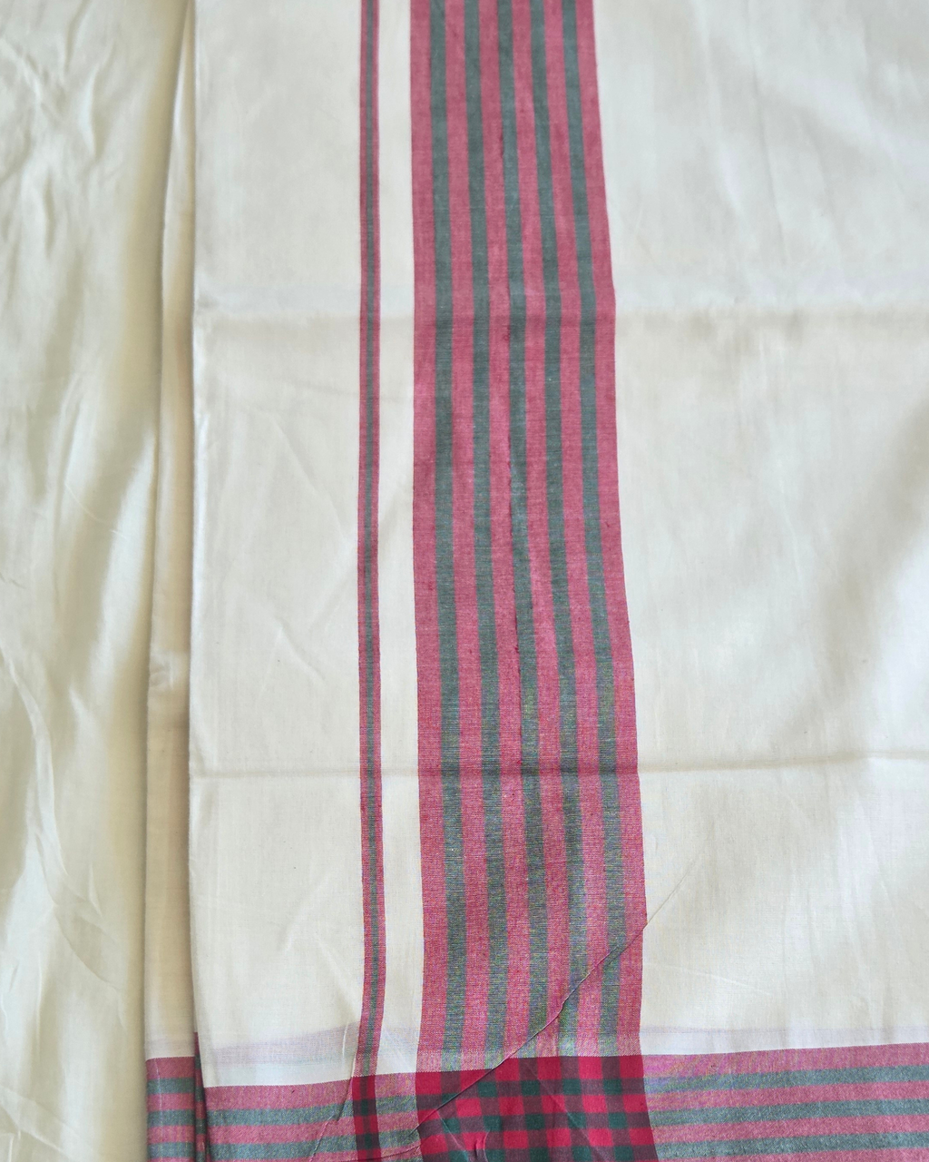 Balaramapuram Kaithari - 100% Organic Cotton Set Saree