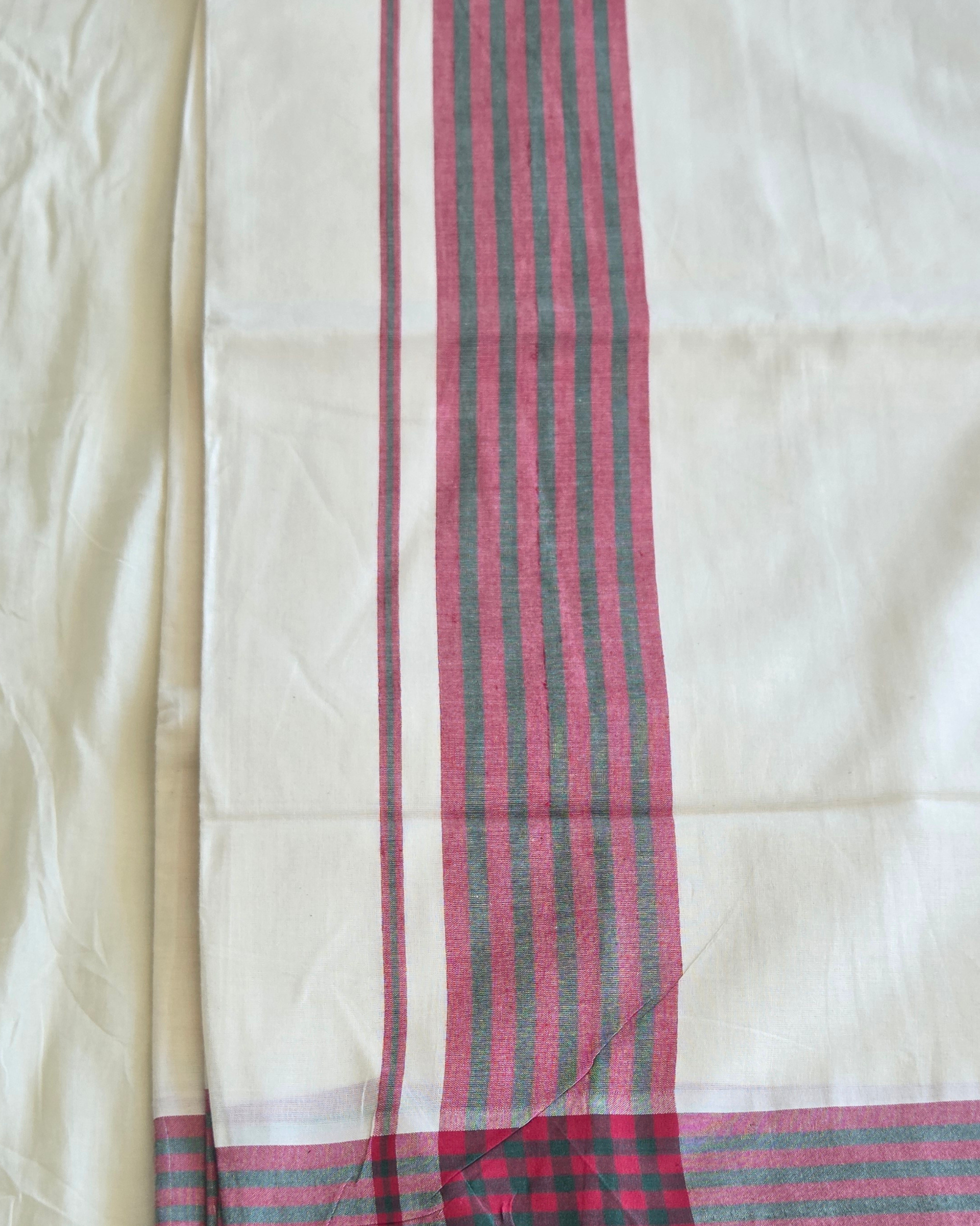 Balaramapuram Kaithari - 100% Organic Cotton Set Saree