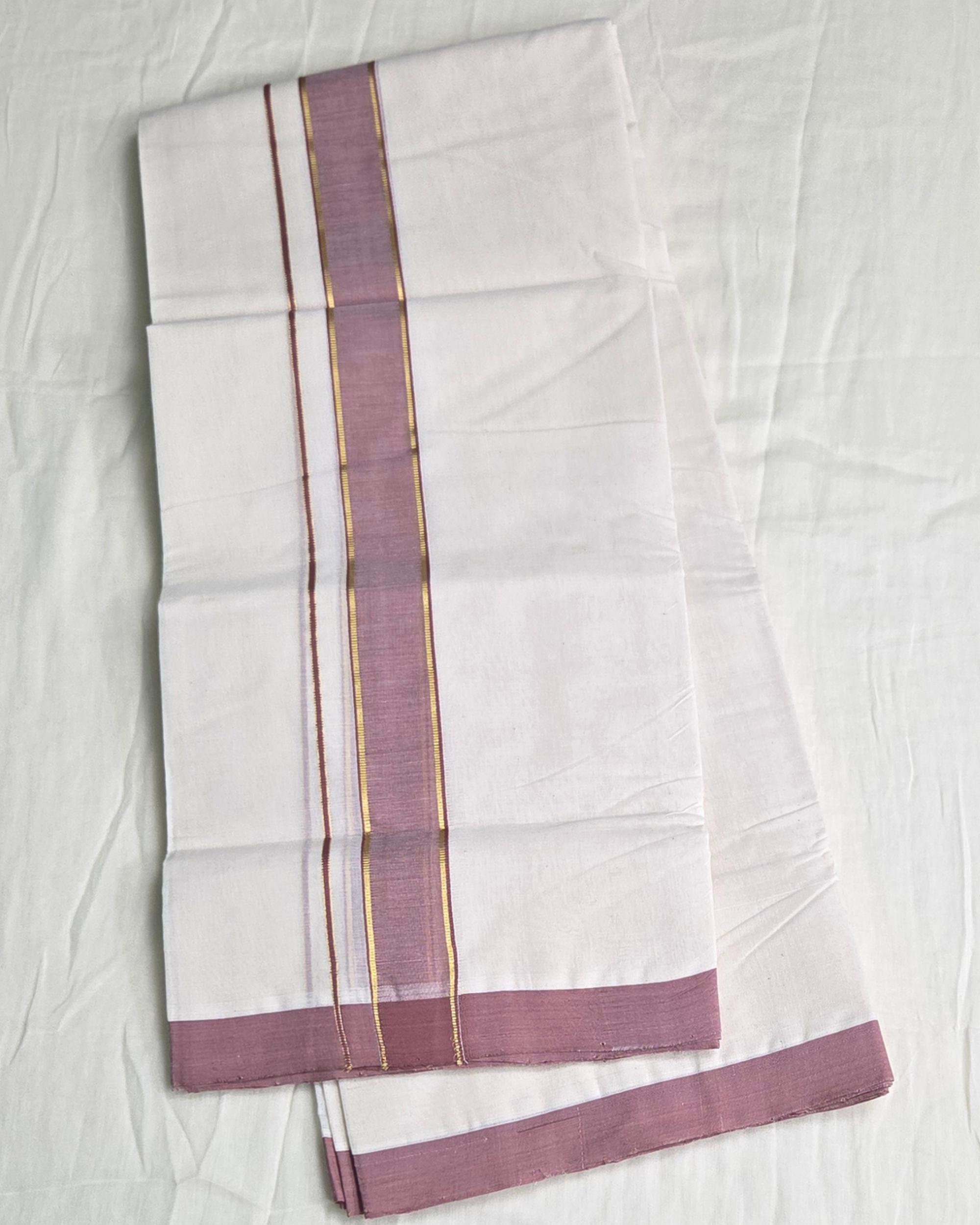 Balaramapuram Kaithari-100% Organic Cotton Double Mundu