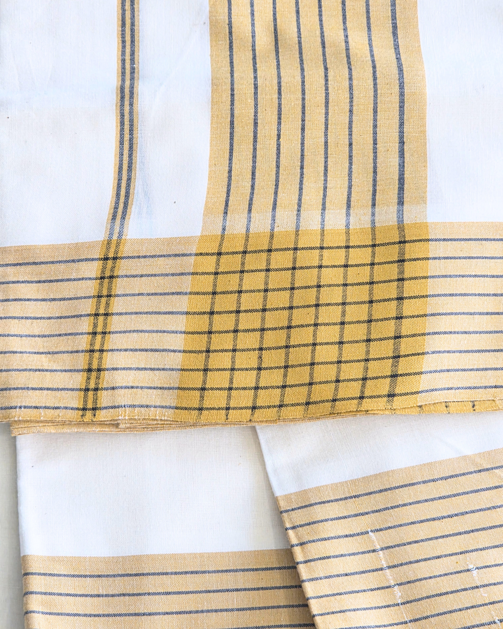 Balaramapuram Kaithari - 100% Organic Cotton Set Mundu