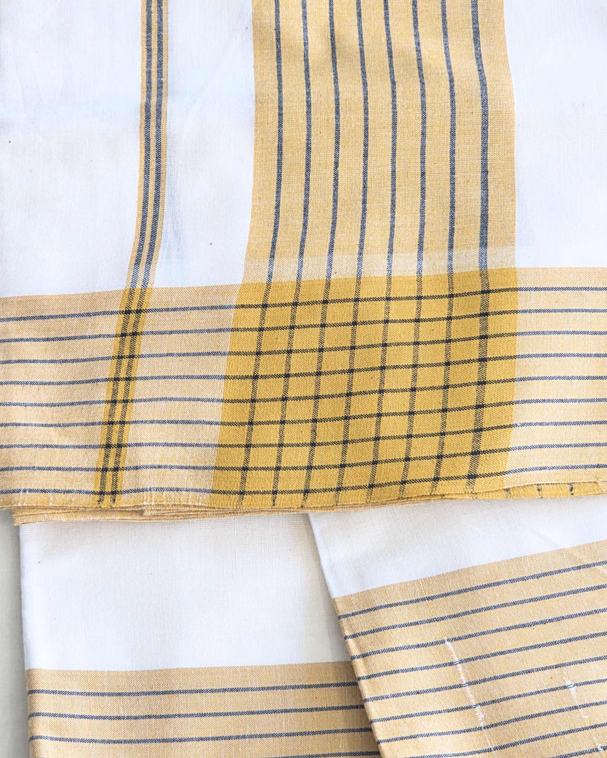Balaramapuram Kaithari - 100% Organic Cotton Set Mundu