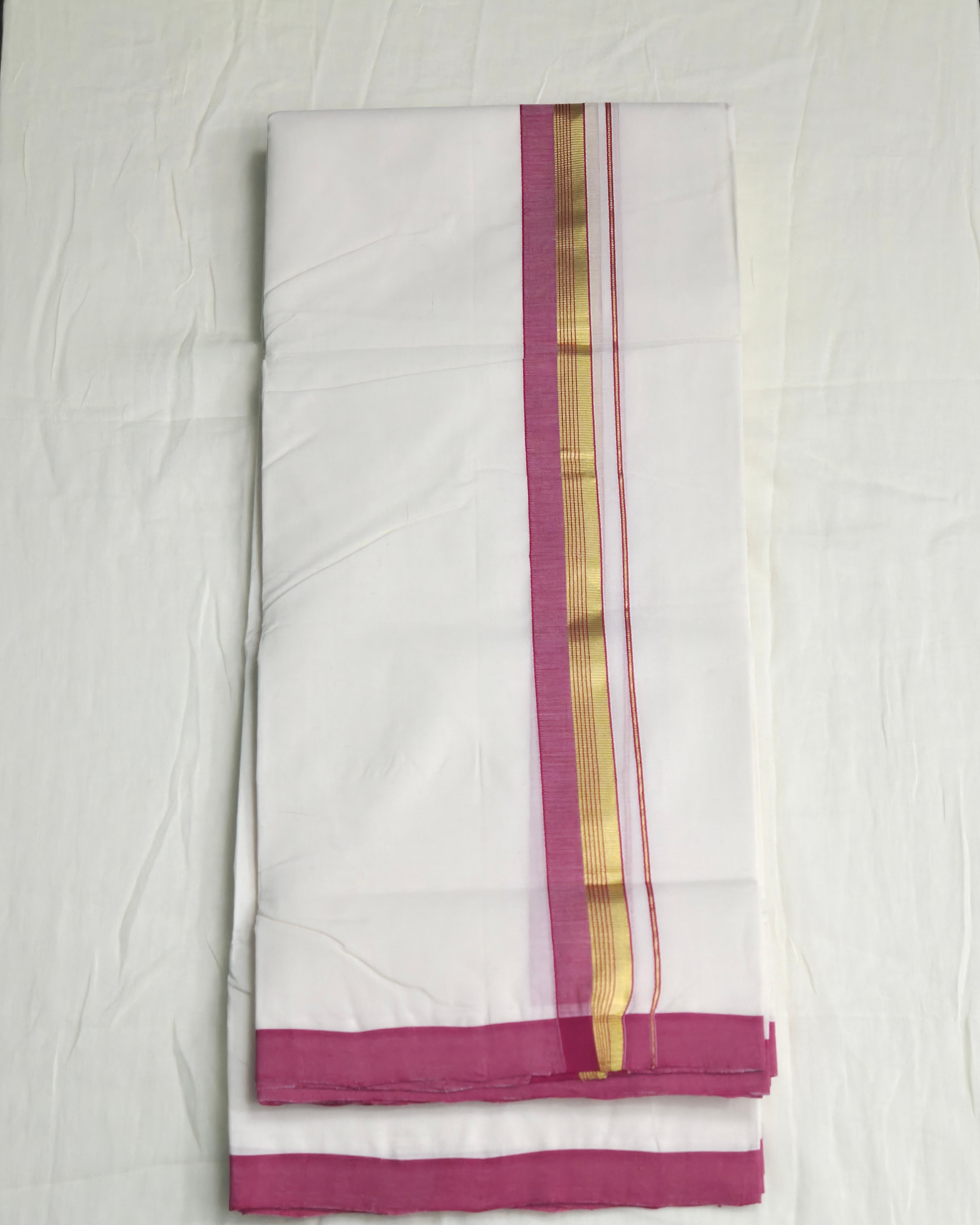 Balaramapuram Kaithari-100% Organic Cotton Double Mundu