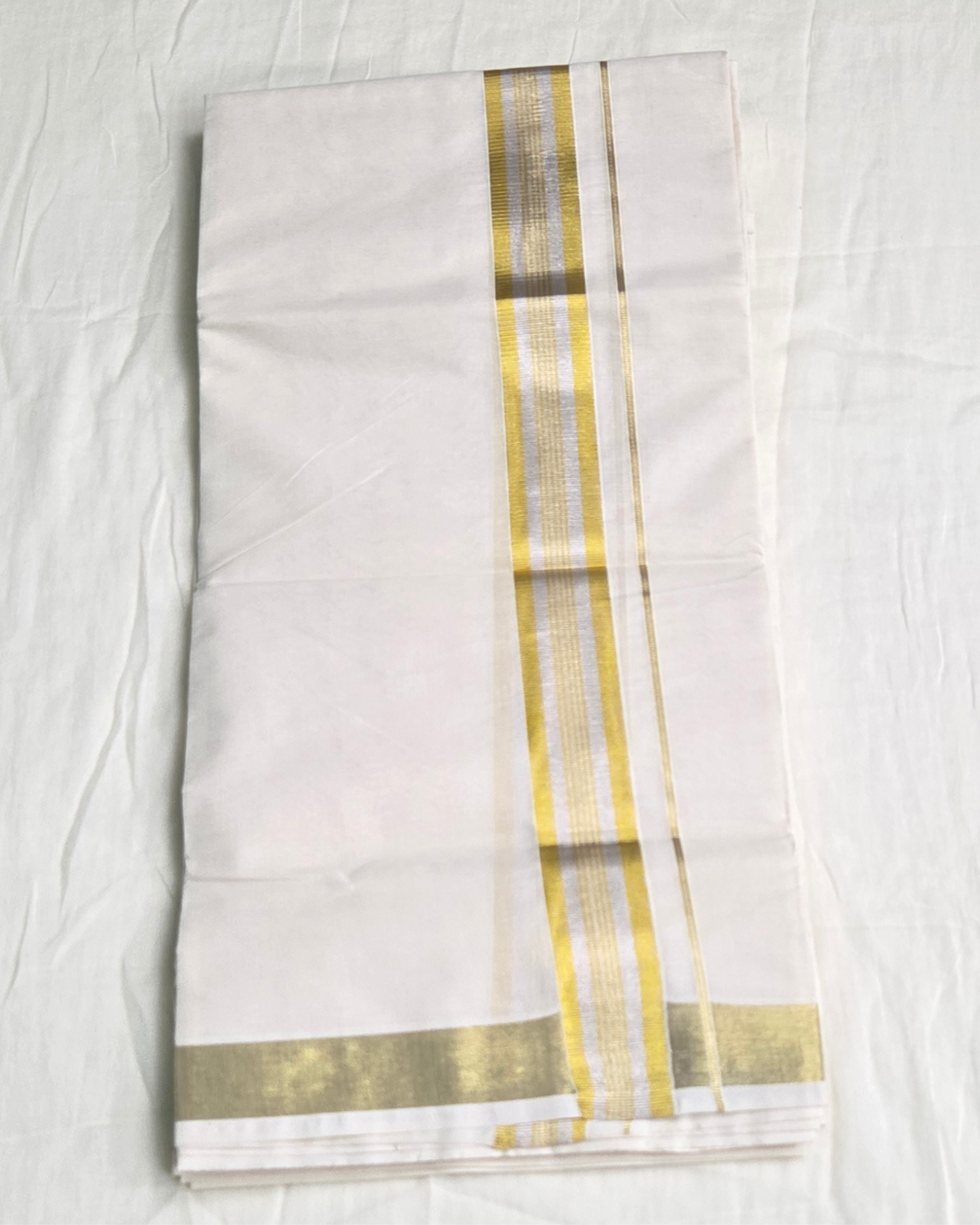 Balaramapuram Kaithari-100% Organic Cotton Double Mundu