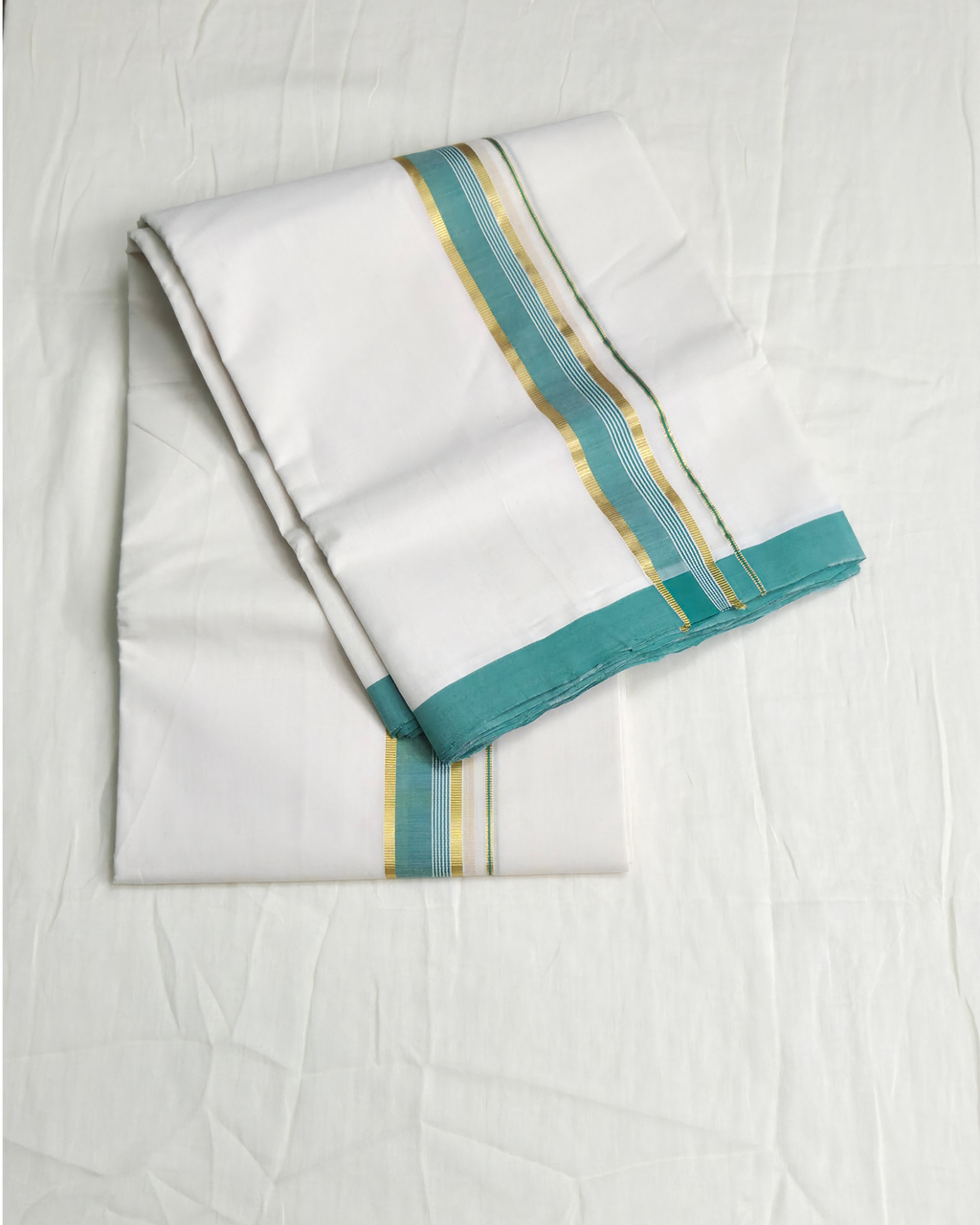 Balaramapuram Kaithari- 100% Organic Cotton Double Mundu