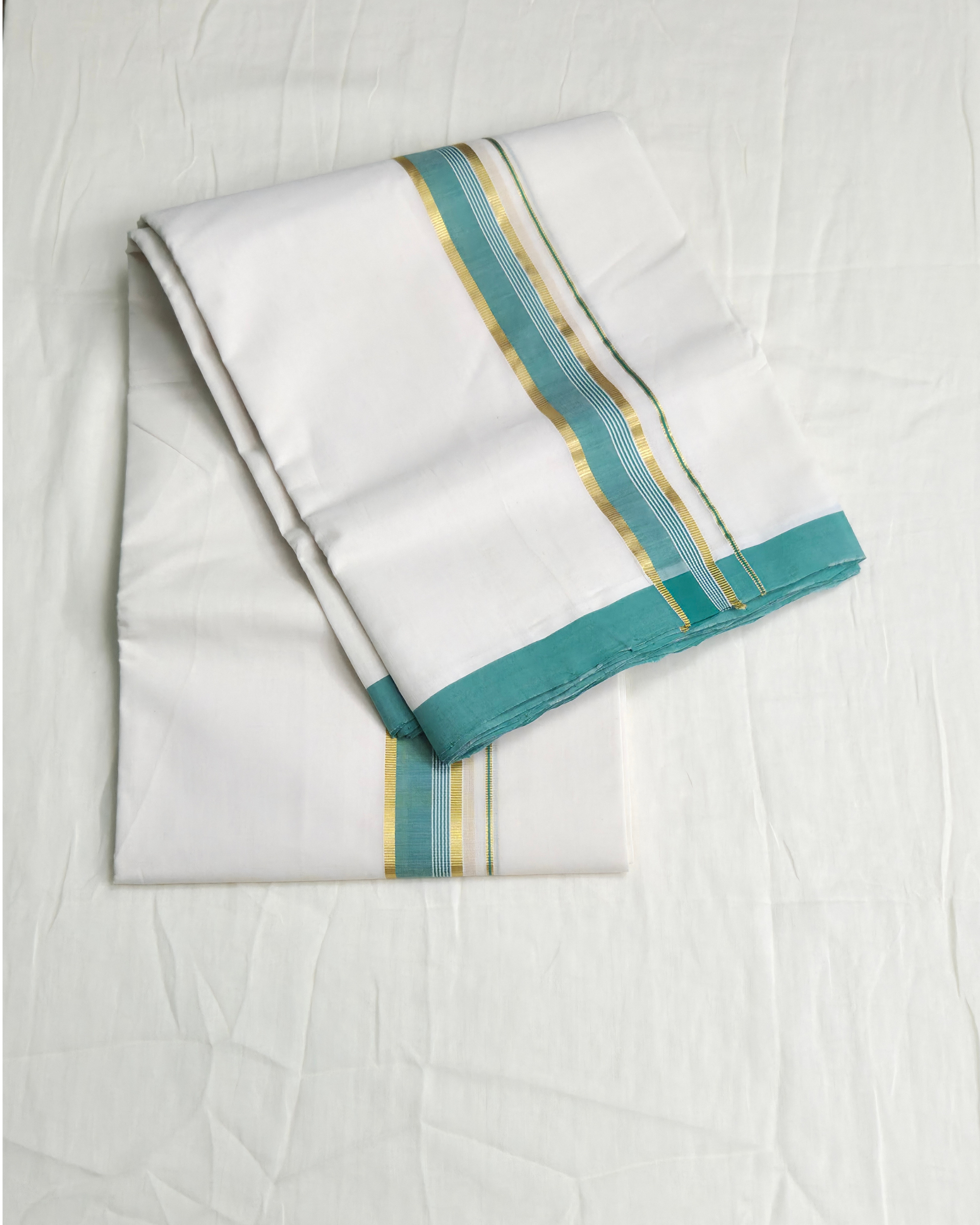 Balaramapuram Kaithari- 100% Organic Cotton Double Mundu