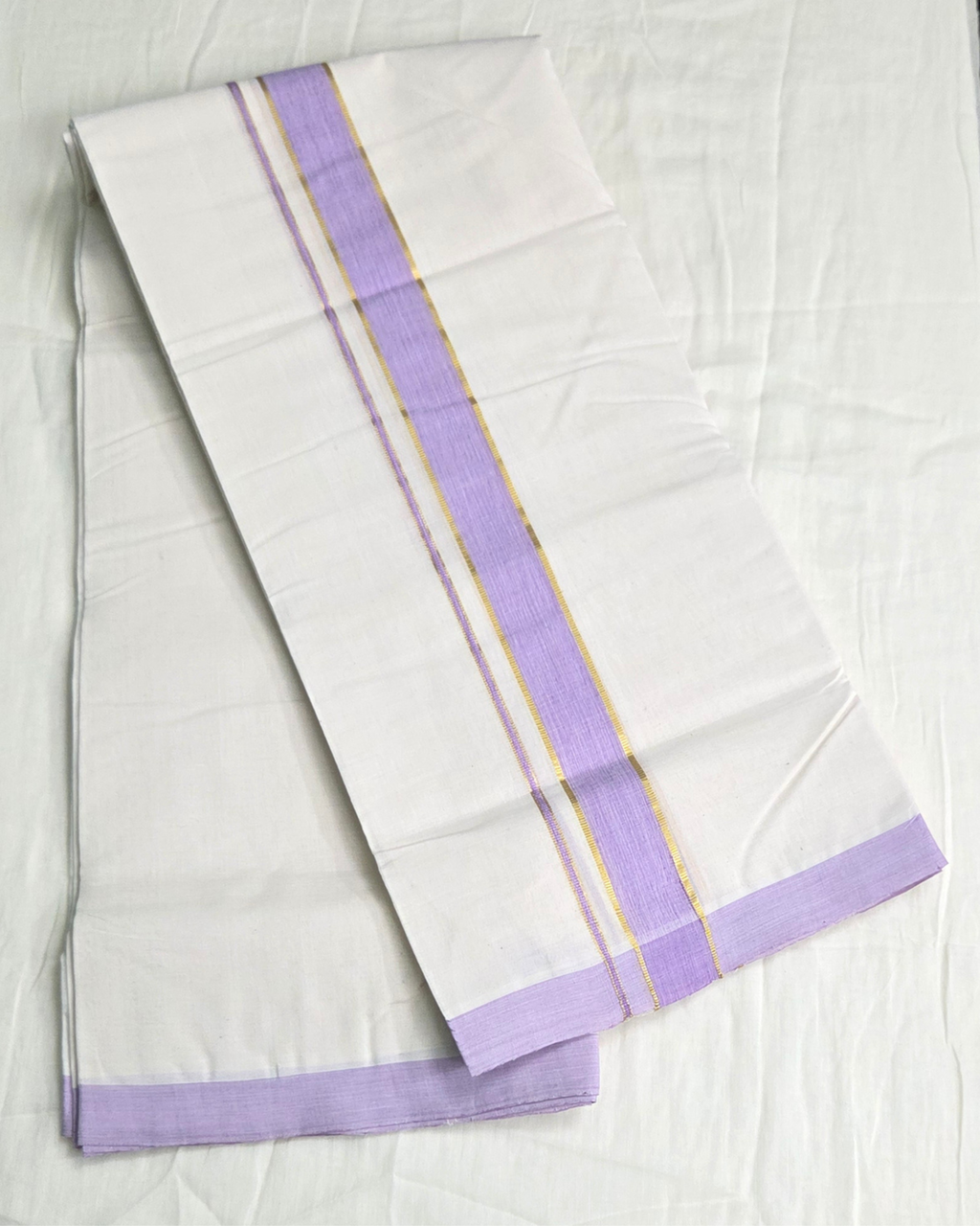Balaramapuram Kaithari-100% Organic Cotton Double Mundu