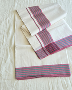 Balaramapuram Kaithari - 100% Organic Cotton Set Saree