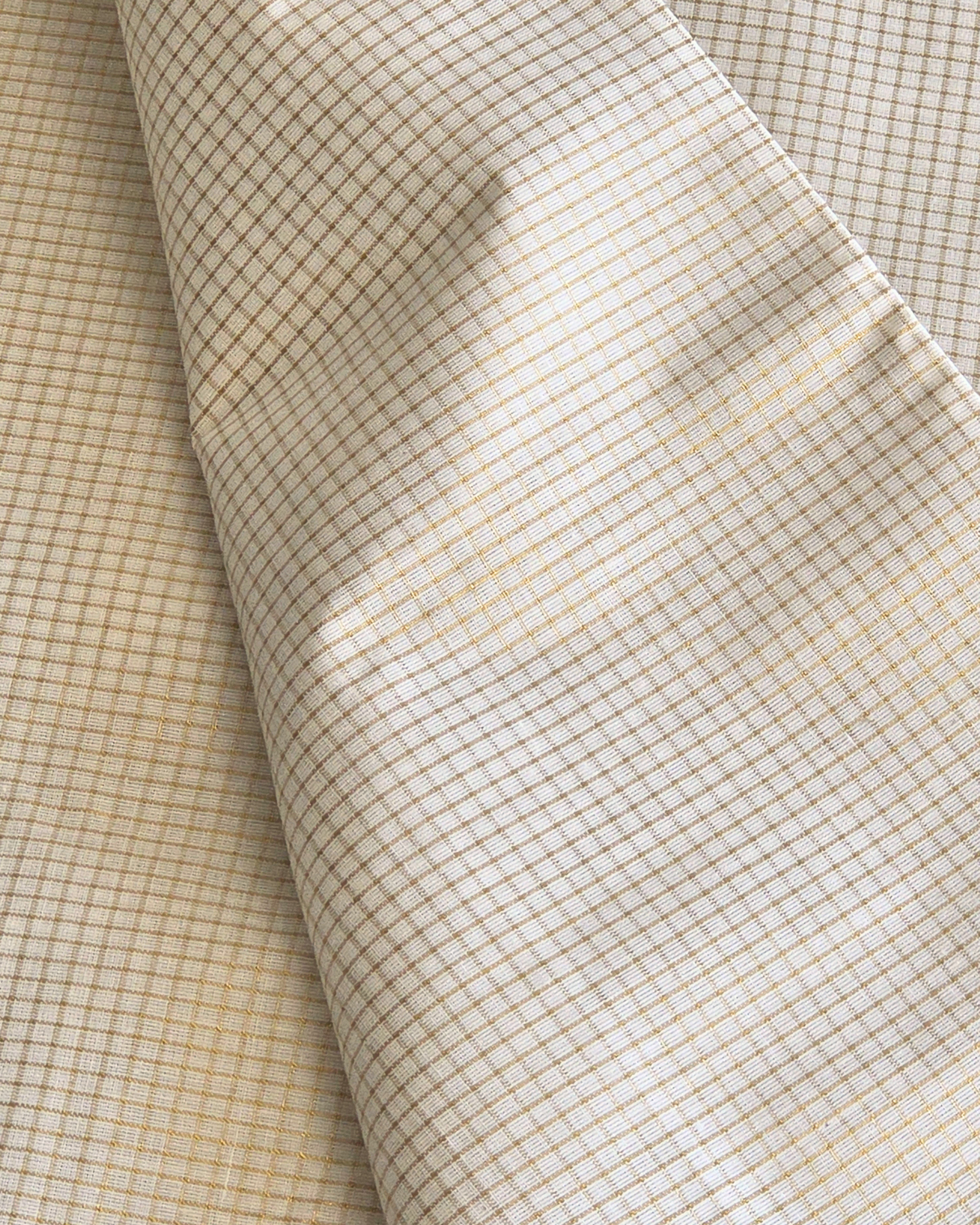 Balaramapuram Kaithari - 100% Organic Cotton Kasavu Saree