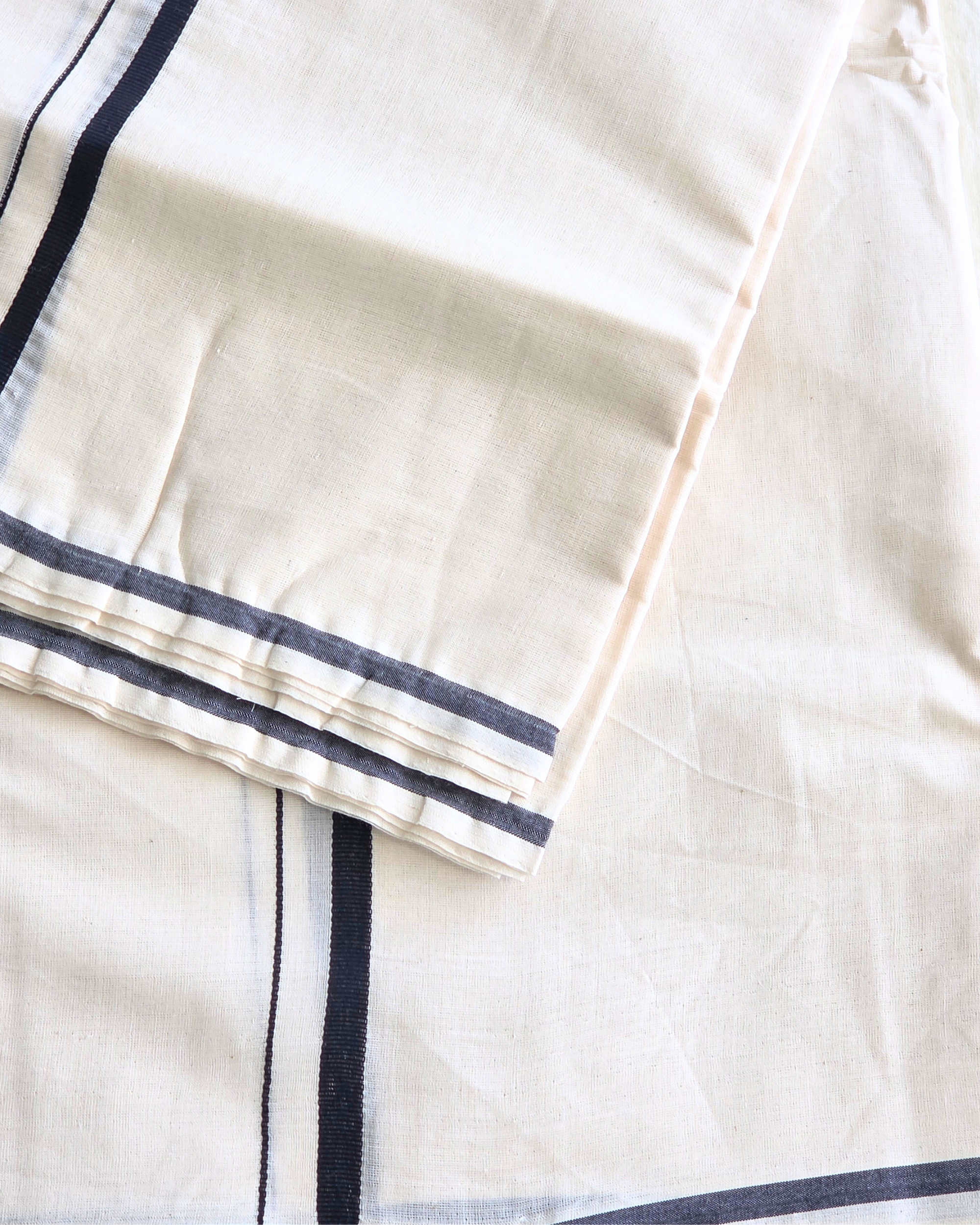 Balaramapuram Kaithari - 100% Organic Cotton Set Mundu