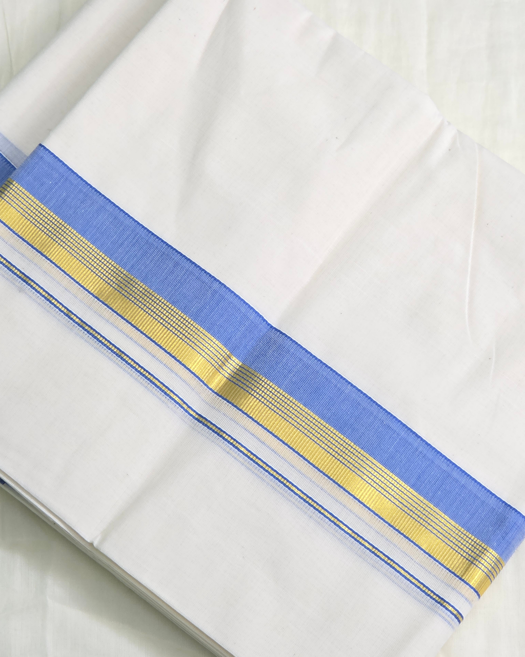 Balaramapuram Kaithari- 100% Organic Cotton Double Mundu