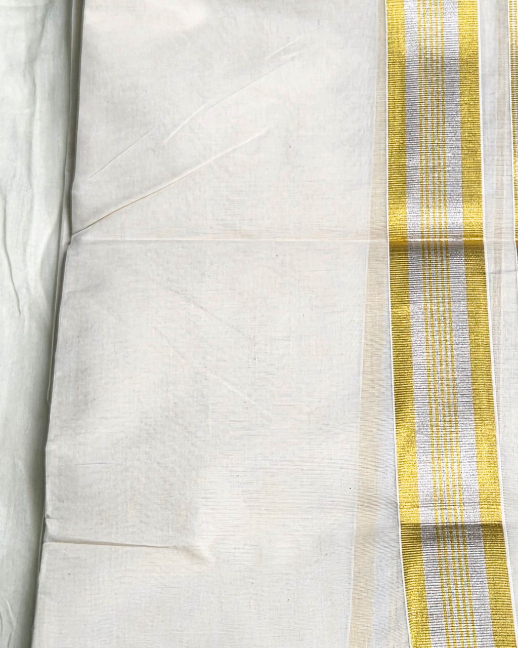 Balaramapuram Kaithari-100% Organic Cotton Double Mundu