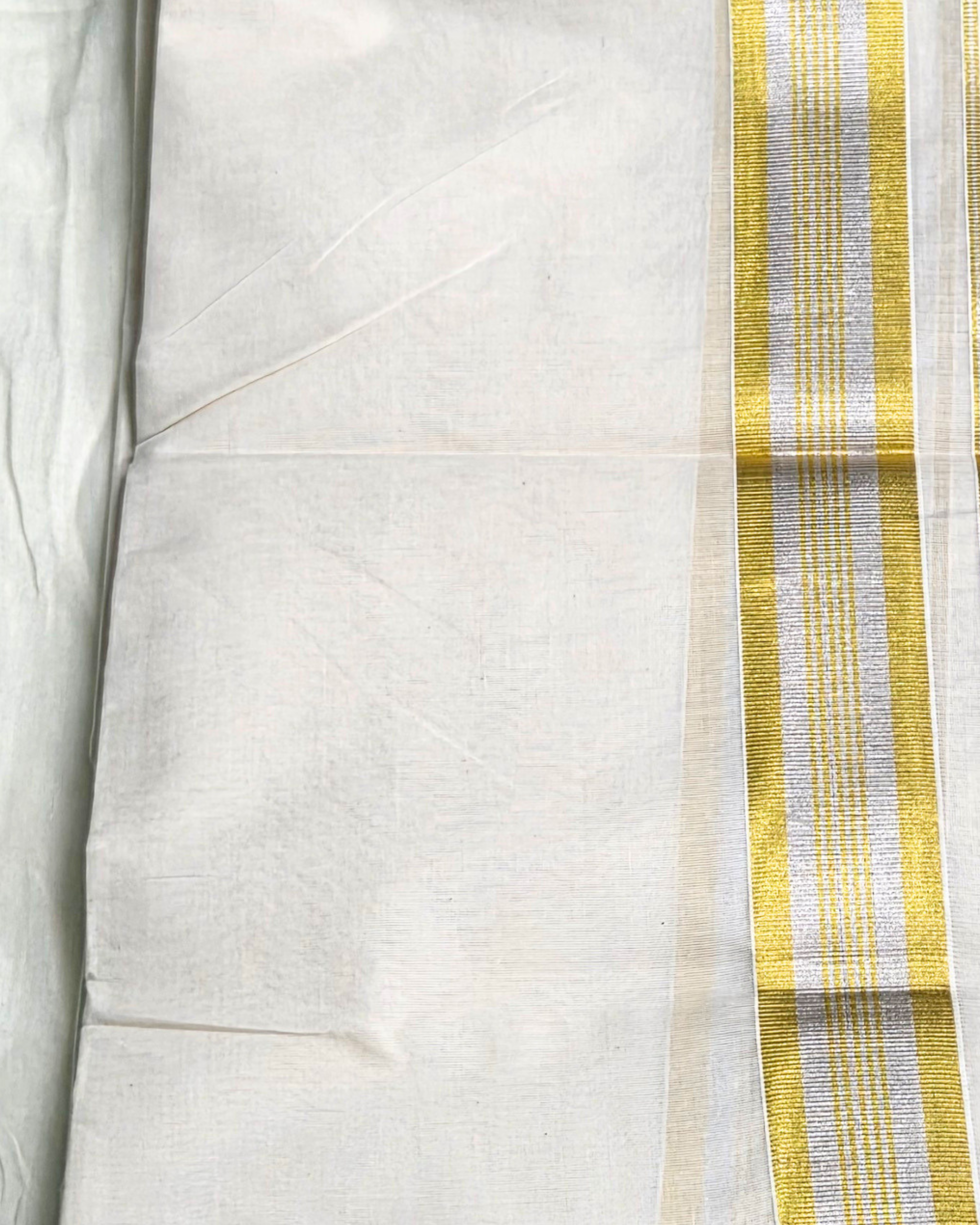 Balaramapuram Kaithari-100% Organic Cotton Double Mundu