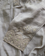 Sandstone Silk Embroidery Anarkali Suit |  3 Piece