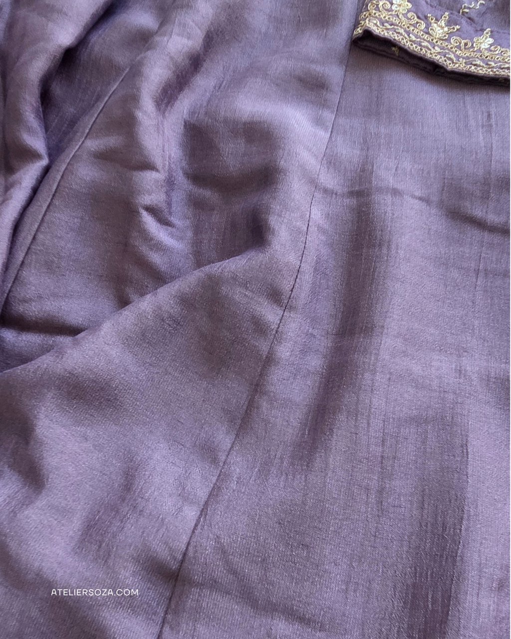 Lilac Monochrome Anarkali Suit  | 3 piece